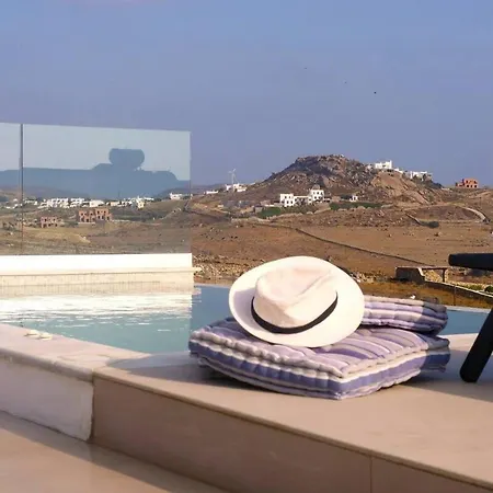 Luxury White W Private Pool In Mikonos Villa Kalafatis