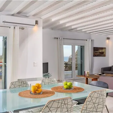 Luxury White W Private Pool In Mikonos *