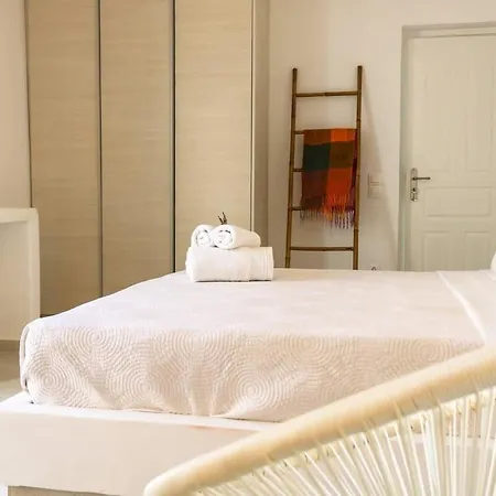 Luxury White W Private Pool In Mikonos Kalafatis