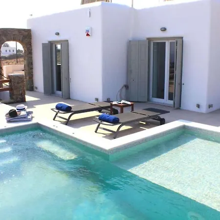 Luxury White W Private Pool In Mikonos Villa